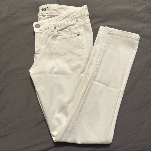Paige Skyline Skinny - White - Picture 1 of 4